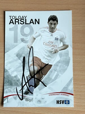 Tolgay Arslan HSV Hamburger SV autograph card original signed #S20277
