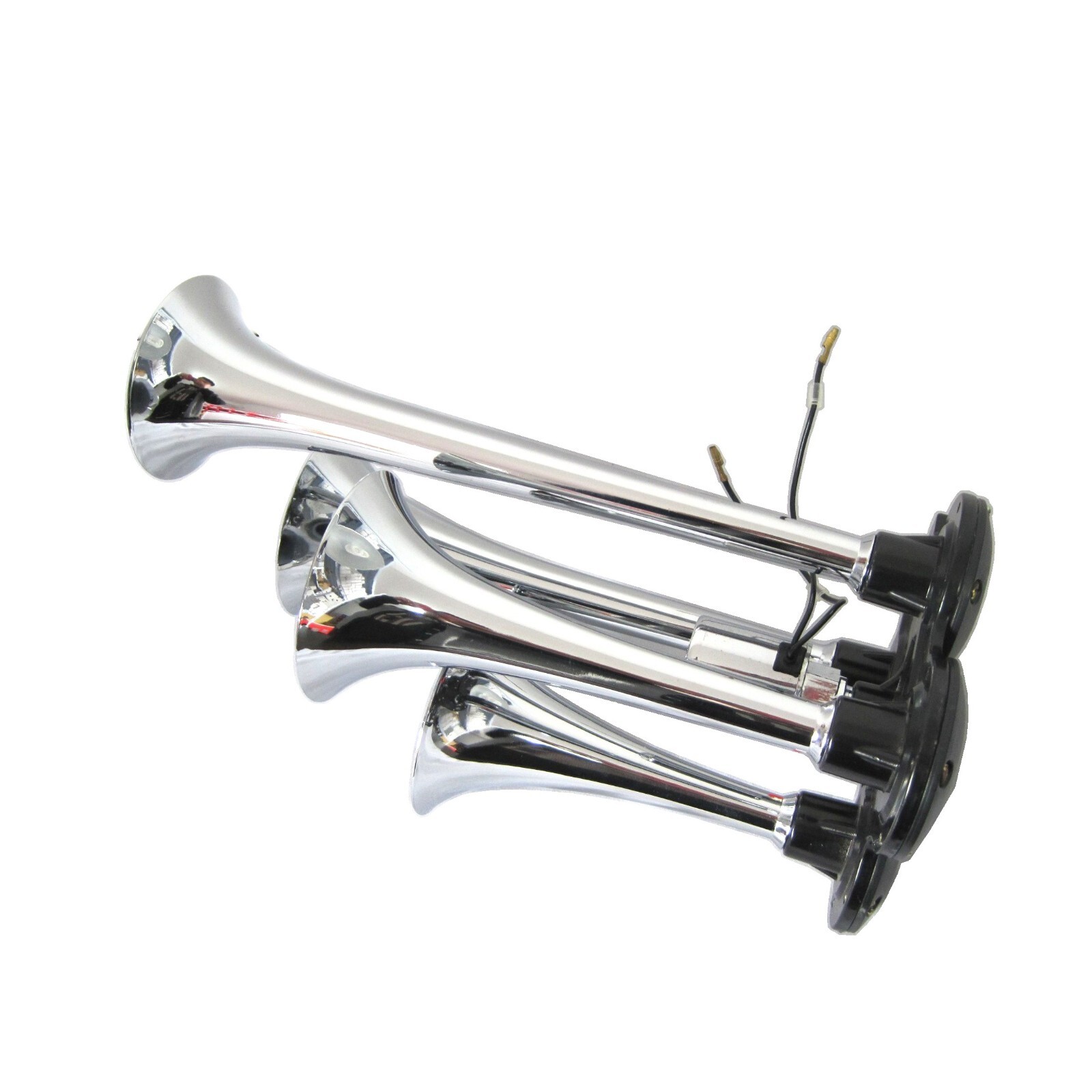 12V Air Compressor 6 Liter Air Tank With 4 Trumpet Air Horn Car Train Truck Boat