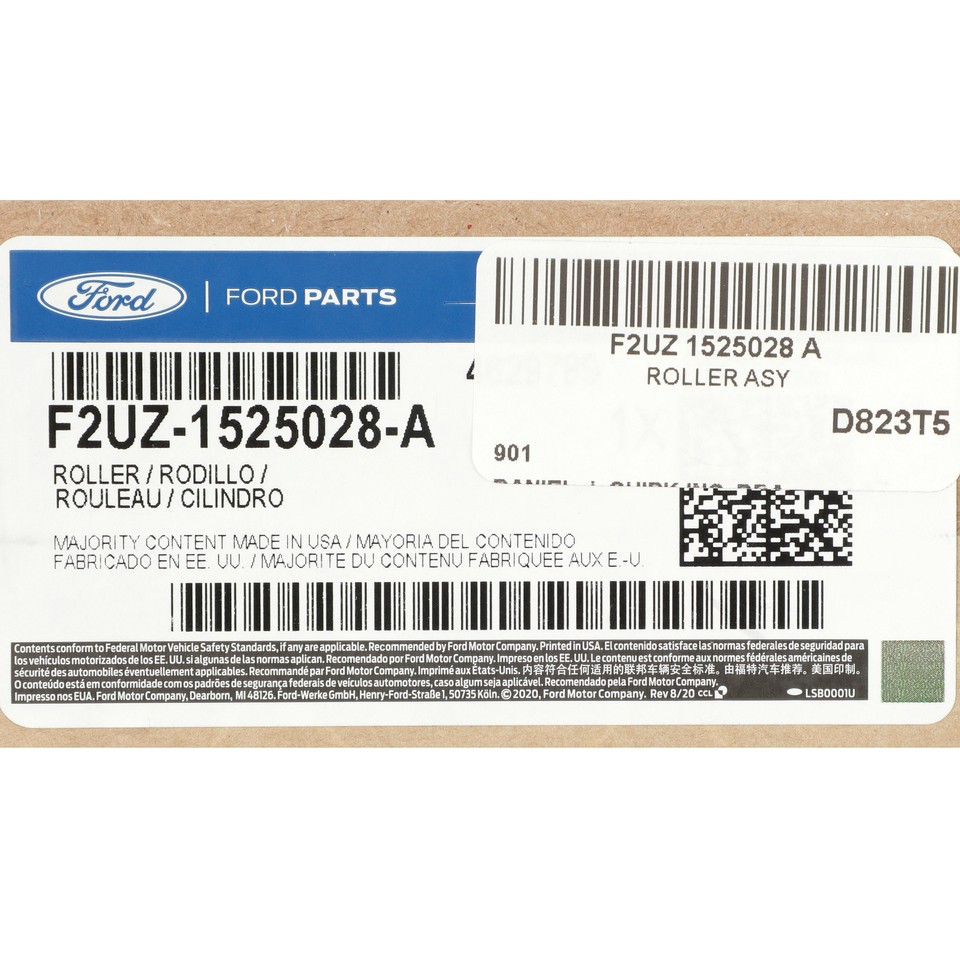 NEW OEM Ford 19992014 E350 Econoline Sliding Door Roller Guide F2UZ