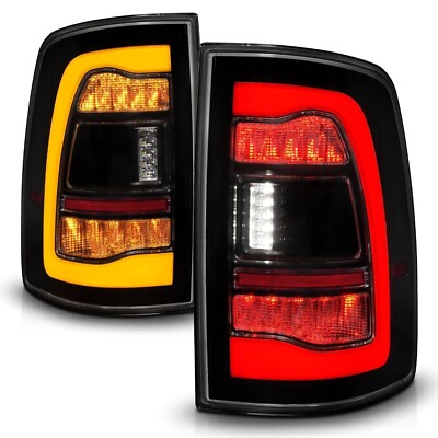 Anzo 311472 Black Smoke Switchback Sequential LED Tail Lights For