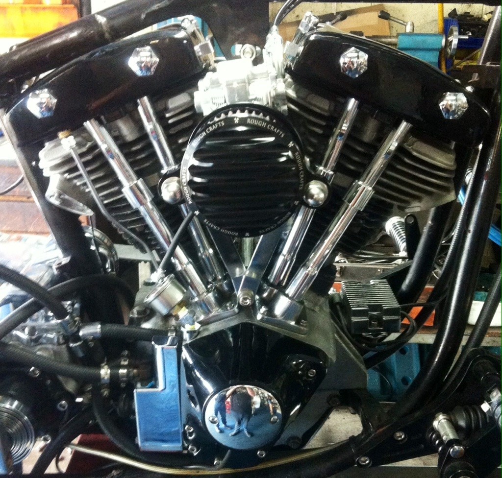 AirCleaner Bracket Kit, Harley Davidson Shovelhead Mikuni Or Universal