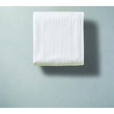 New Sunbeam Heated Mattress Pad Twin 10 Heat Settings Auto-Shut Off, White