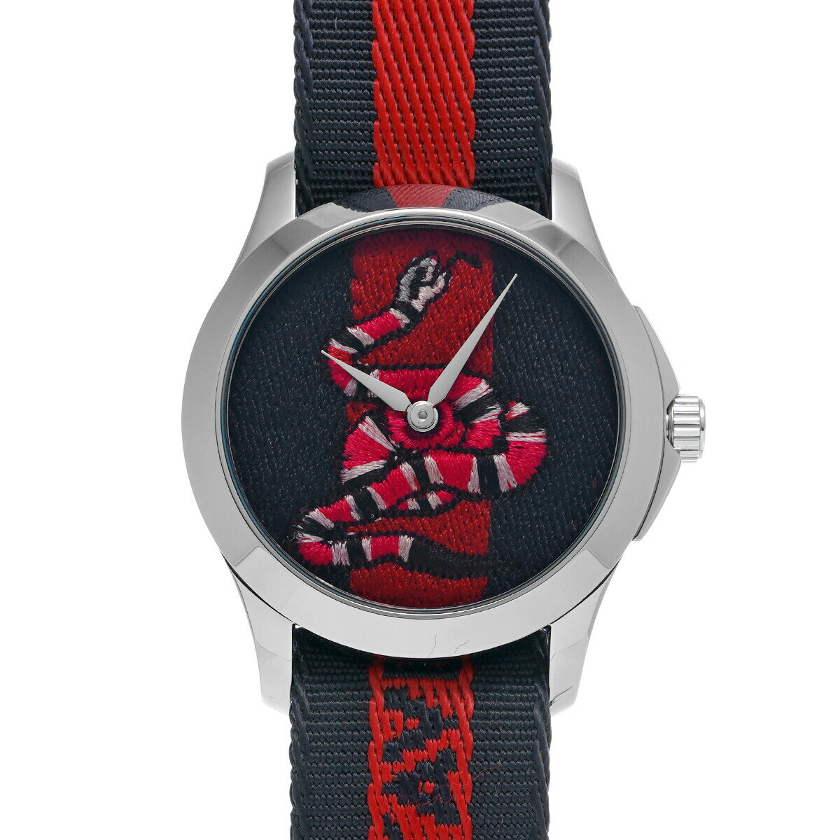 Gucci Le Marche de Merveille YA126493 Navy Red Men s Watch Gucci Watch Luxur