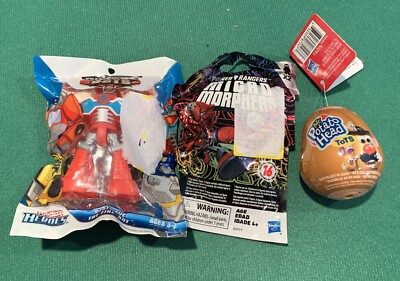 Transformer Rescue Bot - Power Rangers Micro Morphers -  Mr Potato Head Tots LOT