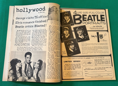 Teen Screen Vol. 6 No. 12 Magazine Dec. 1965 Beatles, Sonny & Cher, & More - Picture 8 of 16