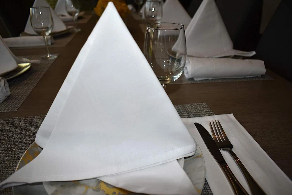 18x18Cloth Dinner Napkins Soft Absorbent Reusable Enhance Your Dining Experience - Image 2 of 4