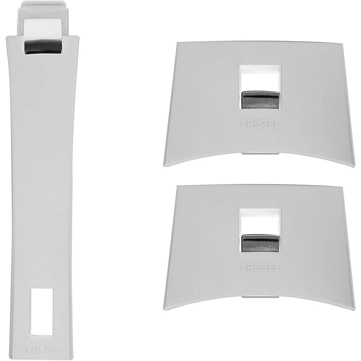 CRISTEL FRANCE MUTINE UNIVESAL BLACK CURRENT 3 SS HANDLE SET CRISTEL FRANCE MUTINE UNIVESAL BLACK CURRENT 3 SS HANDLE SET