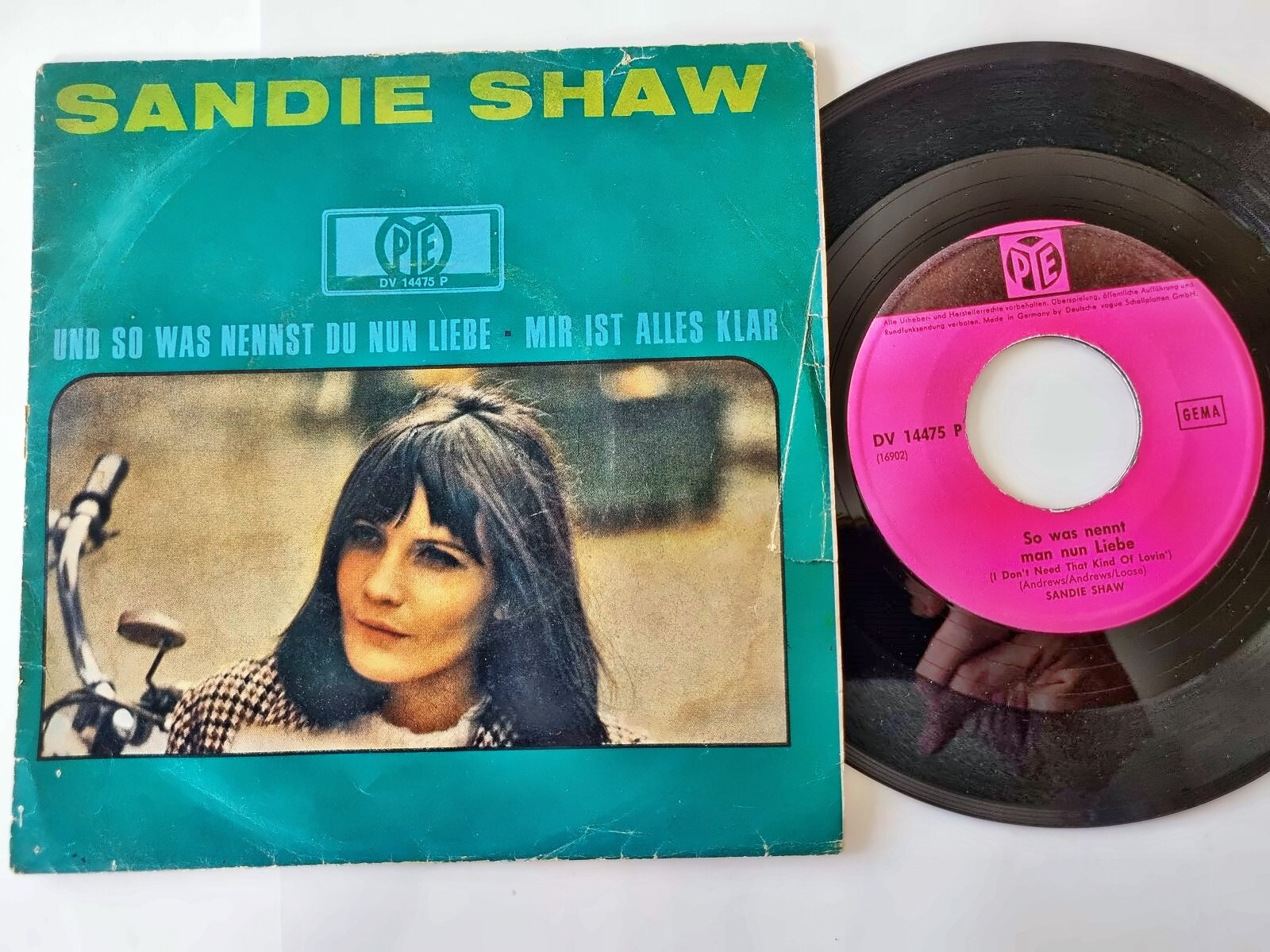 Sandie Shaw - Und so was nennst Du nun Liebe 7'' Vinyl Germany MISPRESS
