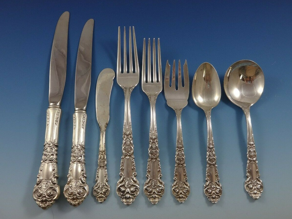 4 Manchons De Mors Argent Sterling – Crockett ST Renalde – 11/16" – Vintage USA
