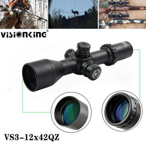 Visionking 3-12x42 First Focal Plane Rifle Scope Mil dot 30mm Tube Hunting Sight - Imagen 7 de 8