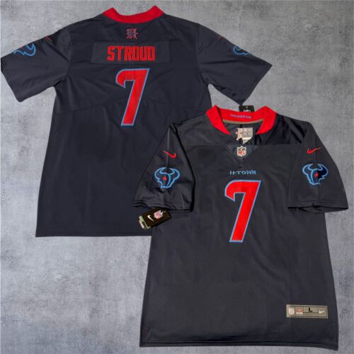 CJ Stroud Houston Texans Navy Nike F.U.S.E Vapor NFL Football Jersey Stitched