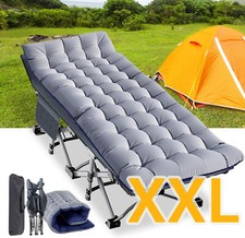 SLSY Folding Camping Cot 32In XXL Portable Cot Heavy Duty Sleeping Bed for Adult