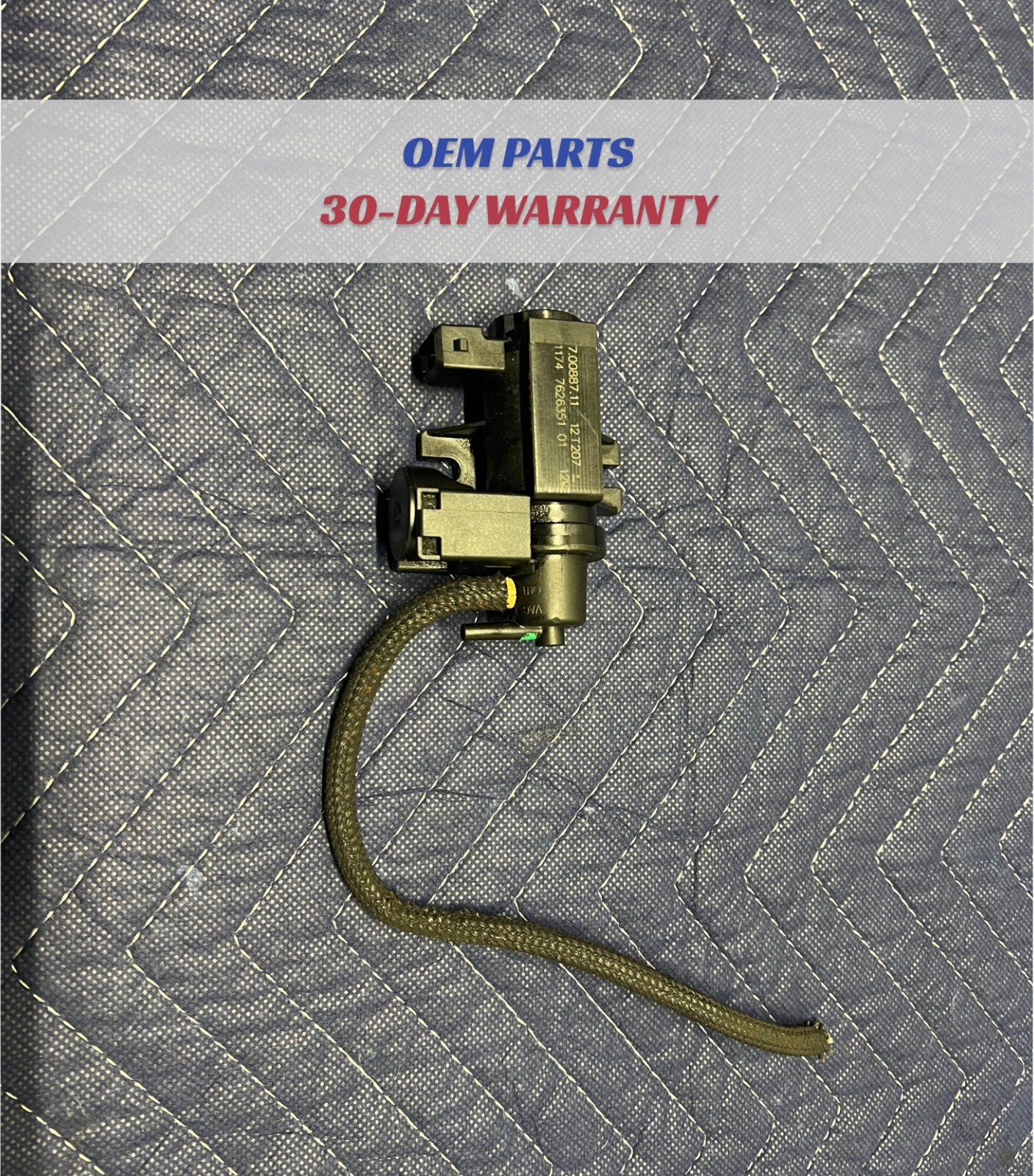 OEM BMW 7626351 Turbo Turbocharger Wastegate Solenoid Vacuum Actuator BMW X3 F25