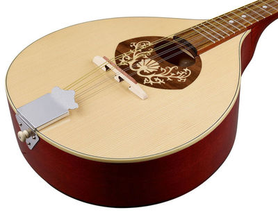 Portuguese Mandolin I with EQ, Solid Wood, Made by Hora, Romania