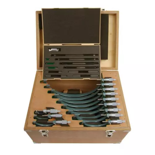 Mitutoyo 103-908-40 0-12 in. 12 Mics & 11 Standard Micrometer Set