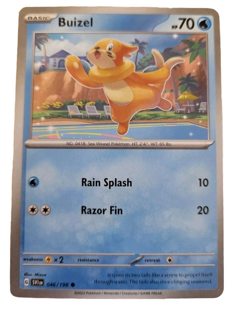 Buizel Pokemon Trading Card 046/198 (A3