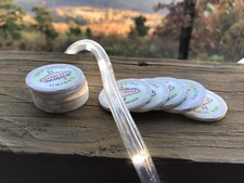 10X Las Vegas Nevada Casino Souvenir Poker Chips Green/Red Reads 1 Dollar BIN 