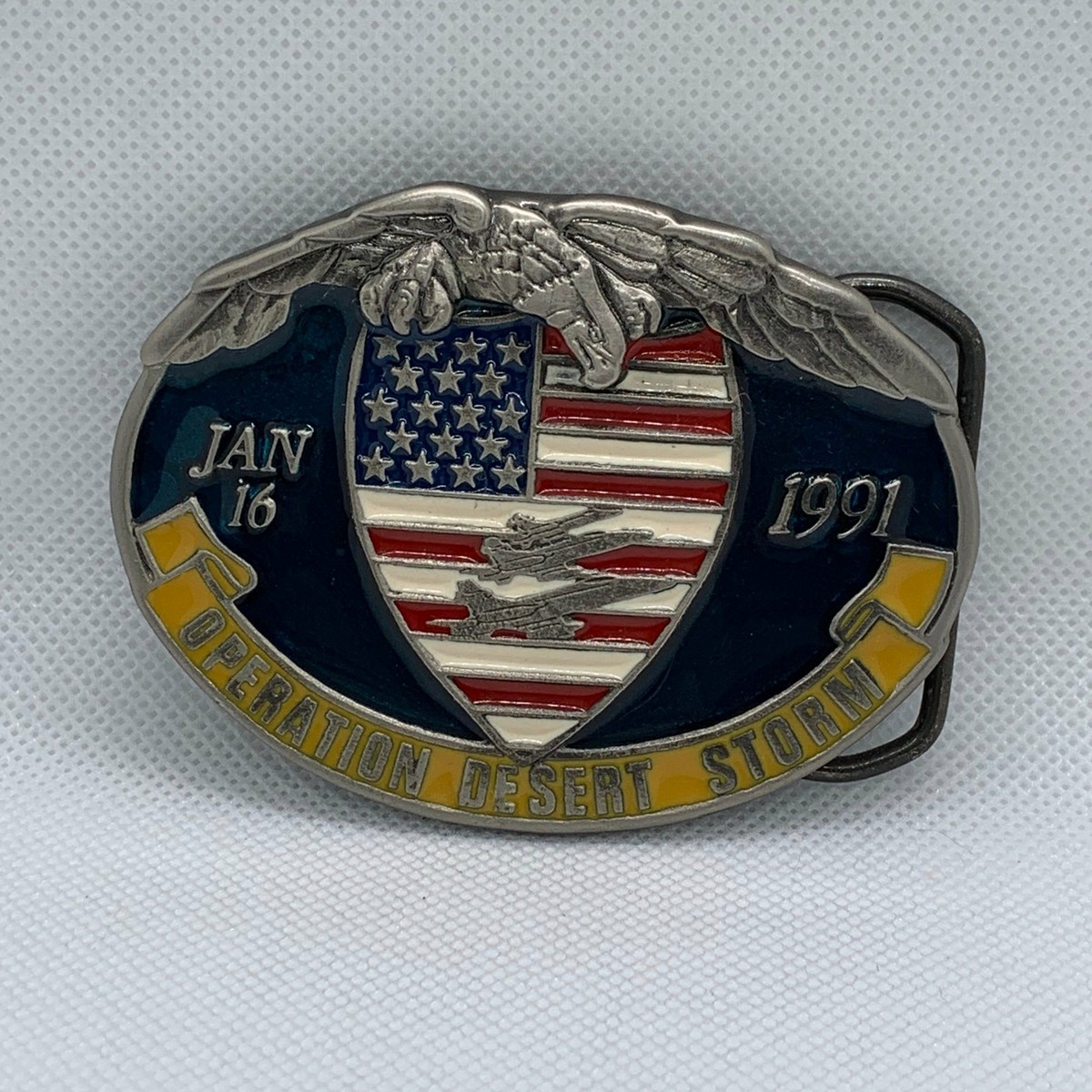 Operation Desert Storm Jan 16 1991 Belt Buckle | eBay