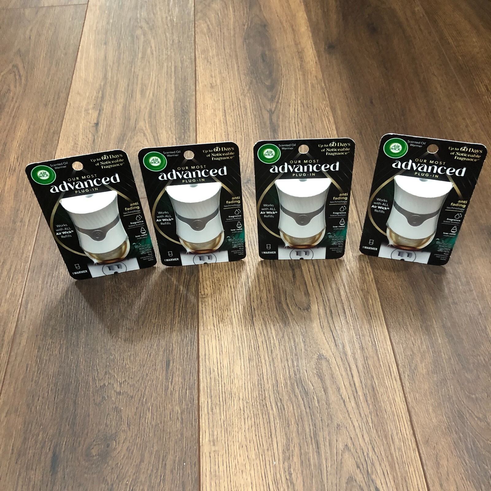 Lot of 4 Air Wick Advanced Plug-Ins Scented Oil Warmer Plug In Air Freshener