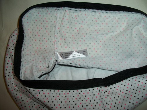 LADIES BRIEF PANTY SIZE 9 / XXL 10 /3XL BY SKINFULLY SWEET POLKA DOTS NWOT - Picture 3 of 3