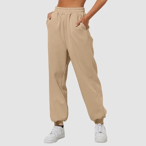 Womens Joggers Tracksuit Bottoms Closed Hem Soft Ladies Trousers Jogging Pants - Picture 38 of 38