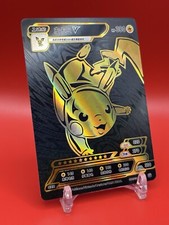 Pokémon TCG Pikachu V Pokemon ID HJ1+ 001/036 Nero e Oro IPER Raro!!