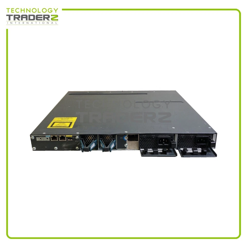 WS-C3560X-48P-L V01 Cisco 3560X 48-Port PoE Ethernet Switch W/ 1x C3KX-NM-10G - Image 3 of 3