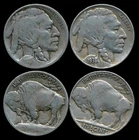 1913-P (1) & 1938-D BUFFALO NICKELS #1 - FIRST & LAST ISSUES