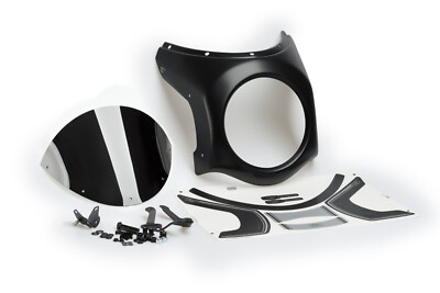 PUIG SCREEN SEMI FARING MASH BLACK SEVEN 250 17-22 BLACK-BLACK
