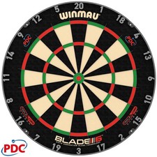 Professional Dartboard PDC Triple Core Winmau Blade 6 45.4cm No Fittings