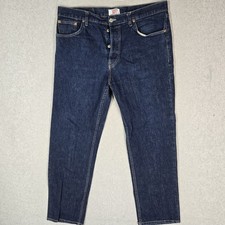 VINTAGE Levi's 501 Men Jeans 40X32 Blue Original Fit Straight Button 28" READ