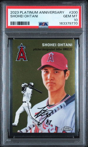 2023 Topps Chrome Platinum Anniversary Shohei Ohtani #200 Low Pop PSA 10