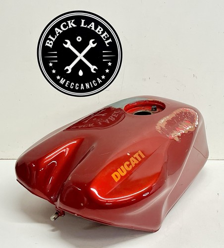 Genuine OEM Ducati 93-04 916/748/996/998 Red Fuel Petrol Gas Tank Needs Repair - Picture 5 of 12