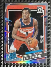 2023-24 Panini Donruss Optic Bilal Coulibaly ROOKIE RC HOLO PRIZM #243 Wizards
