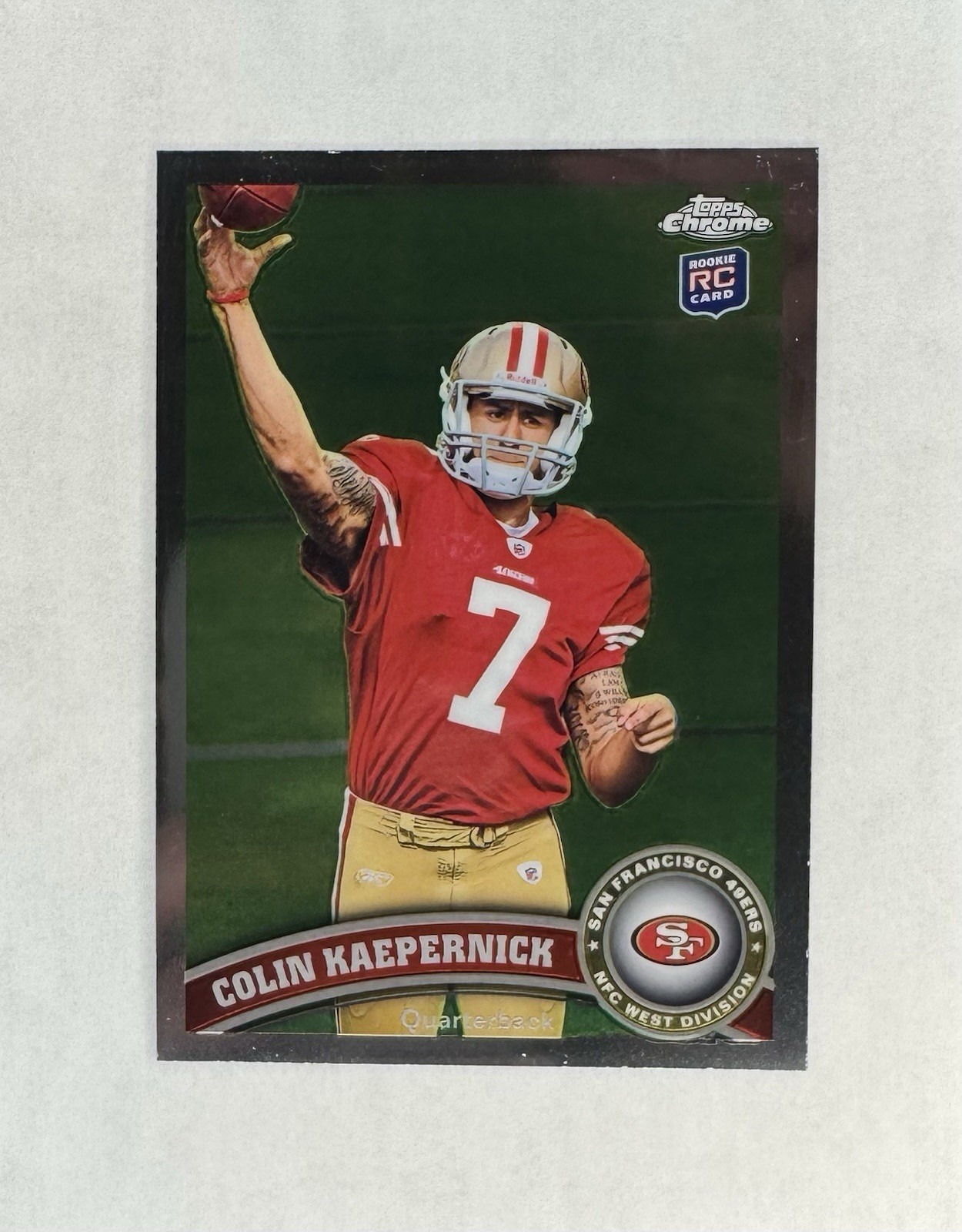 2011 Topps Chrome - Colin Kaepernick #25 Throwing Ball (RC)