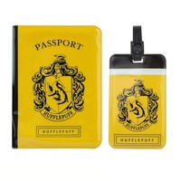 Cinereplicas Harry Potter - Set Aus Tag & Passport HüLle Hufflepuff - Offizielle