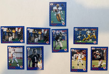 Lot NINE (9) 1991 All World CFL Cards Rocket Ismail Rookie RC, Mimbs, Football!!