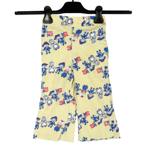VTG HEALTH-TEX PANTS Colonial America GEORGE WASHINGTON US FLAG Betsy Ross 3T