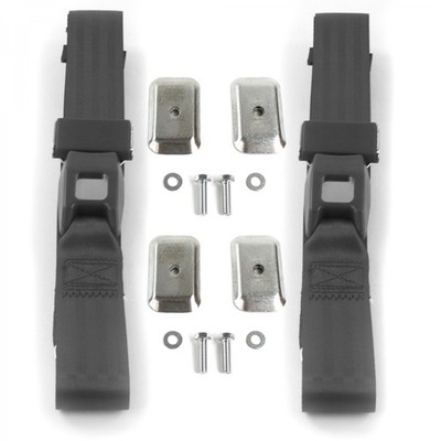 Chevy Nova 1975 - 1979 Standard 2pt CH Belt Kit w/Brackets-2 Belts