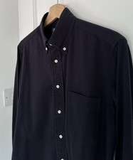 Gitman Vintage BD Shirt in soft Black Cotton, Made in USA, Size S, Worn Once 