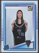 Kaitlyn Chen RC Rated Rookie 2025 Donruss WNBA Holo #90 Golden State Valkyries