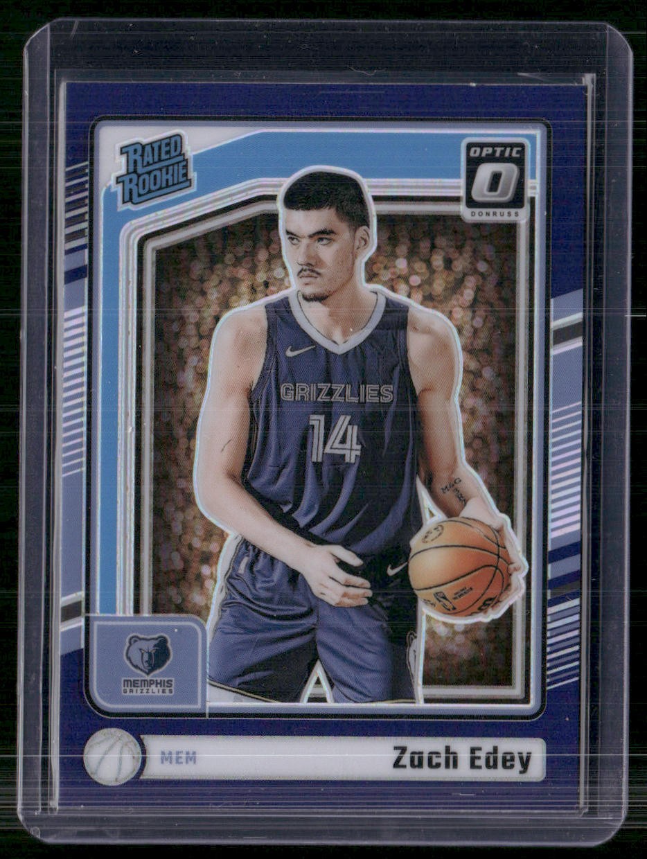 2024-25 Donruss Optic #288 Zach Edey Purple