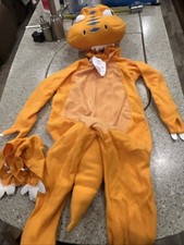 PBS Niños Dino Train Buddy Niño Pequeño 3-4 Disfraz Espíritu Halloween Naranja Dino