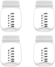 4Pcs Breast Pump Collection Bottles for Spectra S2 S1 9 plus Motif Luna Breast