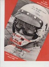 advertising Pubblicità-MOTOCROSS OCCHIALI BARUFFALDI 1975 R.DE COSTER VINTAGE MX