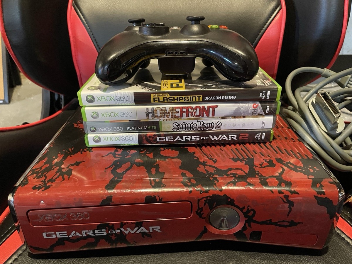 Microsoft Xbox 360 Gears of War 3 Limited Edition 320GB Red