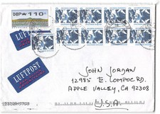 Germany to Apple Valley CA, c. 2000