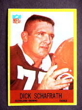 Dick Schafrath #45 Philadelphia 1967 Football Card (Cleveland Browns)*