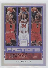 2018-19 Status Factions Purple Bobby Portis Wendell Carter Jr Zach LaVine #3 0t2