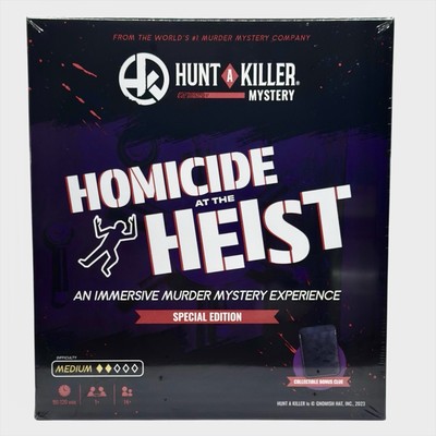 Hunt A Killer Homicide At The Heist Special Edition Board Game